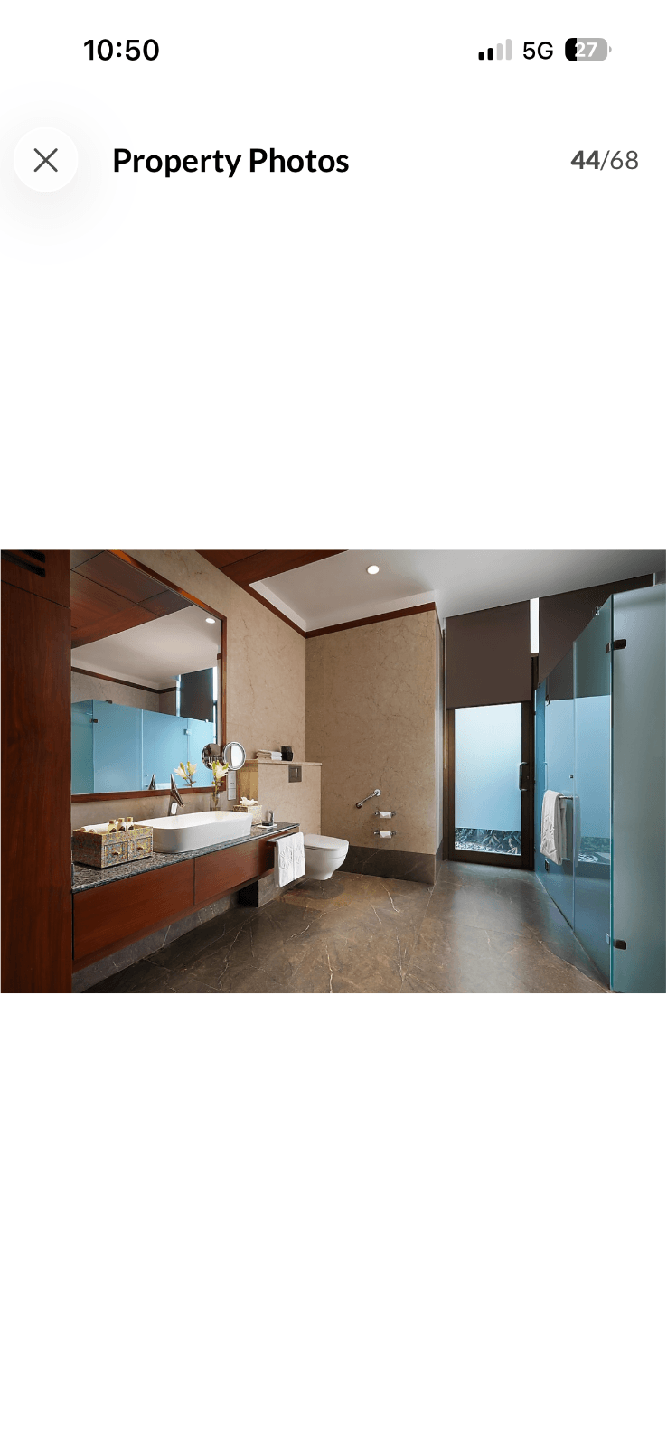 Luxe Home accessories installed in a Taj hotel bathroom