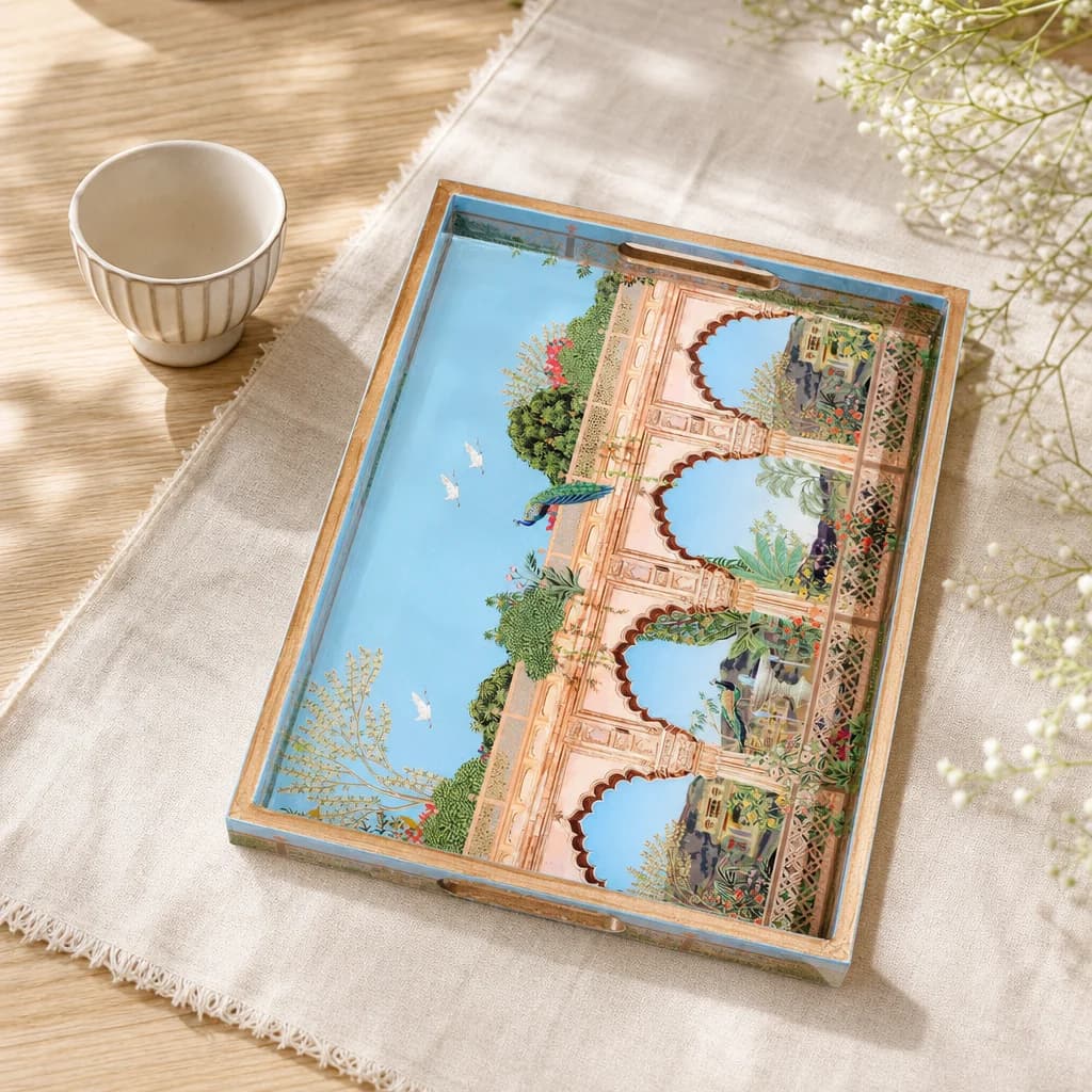 Jharoka Door Big Tray 16 X 12 1
