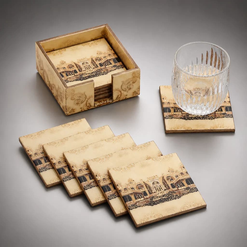 Afreen Set Of 6 Coaster 1
