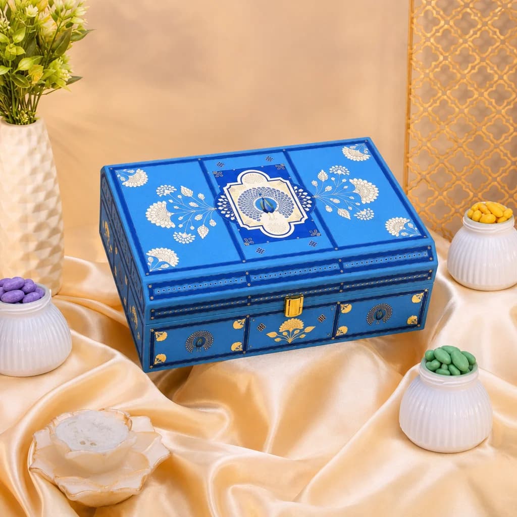Sapphire Peacock Gift Box
