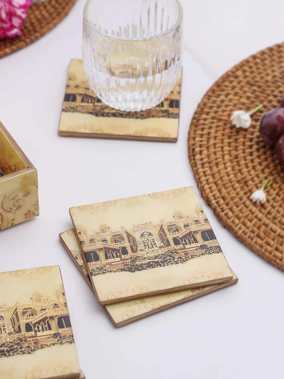 Afreen Set Of 6 Coaster