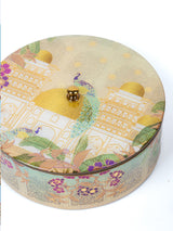 Mayura Round Box With Acrylic