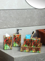 Multi Elephant Flower Printed Toiletry Combo Set Of 5