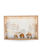 Amer Elephant Printed Medium(14*10) Tray