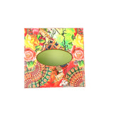 Multi Elephant Flower Printed Tissue Holder With Magnet