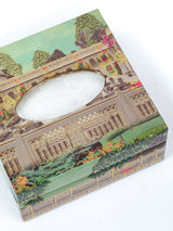 Grandeur Small Square  Printed Tissue Holder With Magnet