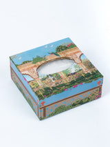 Jharoka Door Small Square Tissue Holder With Magnet