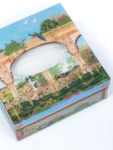 Jharoka Door Small Square Tissue Holder With Magnet