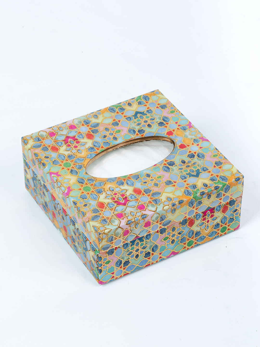 Indus Small Square Tissue Holder With Magnet