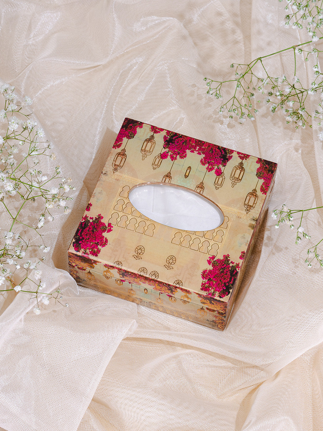 Botanica Small Square Tissue Holder With Magnet